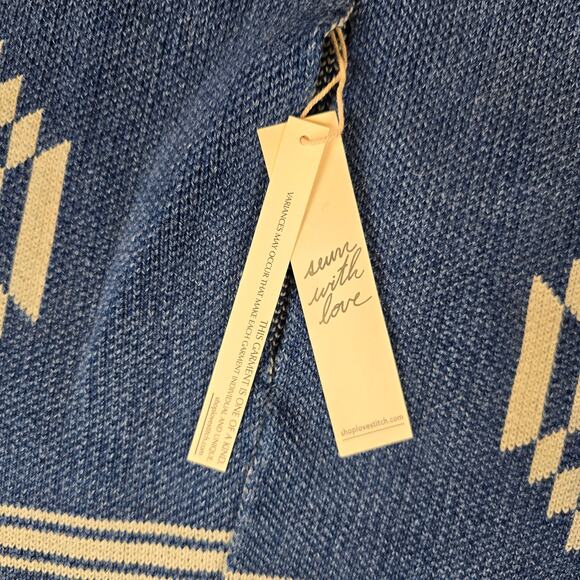 Love Stitch Women's The Montana Skies Cardigan NWT Indigo Medium - Picture 6 of 9